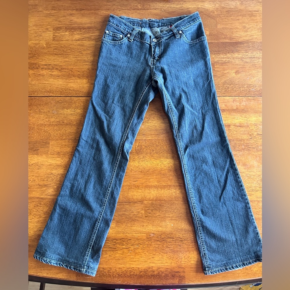 Vintage Dark Wash Denim Jeans